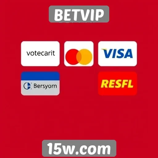 Métodos de pagamento disponíveis no BETVIP